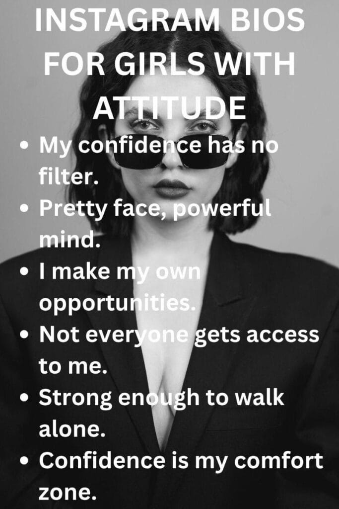 Top instagram bio for girls attitude Top instagram bio for girls attitude
