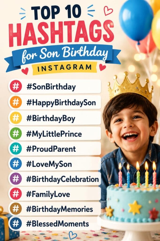 Trending birthday hashtags for son Trending birthday hashtags for son