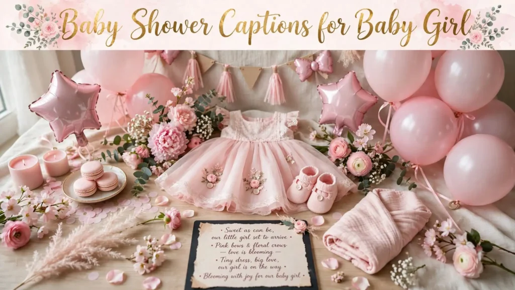 Baby shower captions for baby girl Baby shower captions for baby girl
