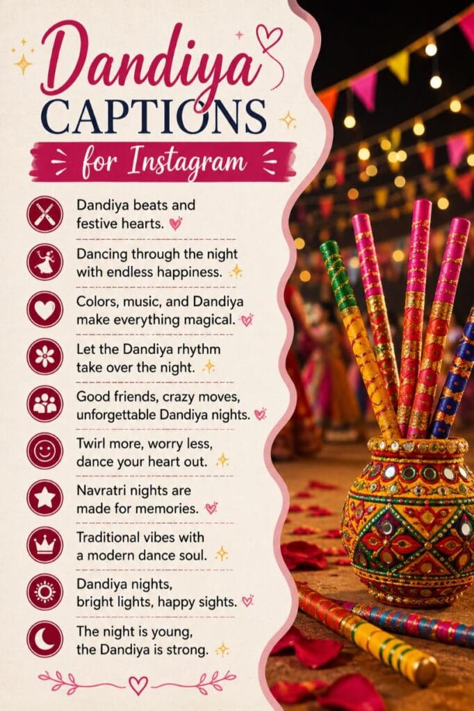 Best dandiya captions Best dandiya captions