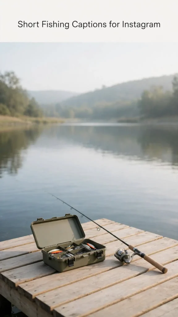Short fishing captions for instagram