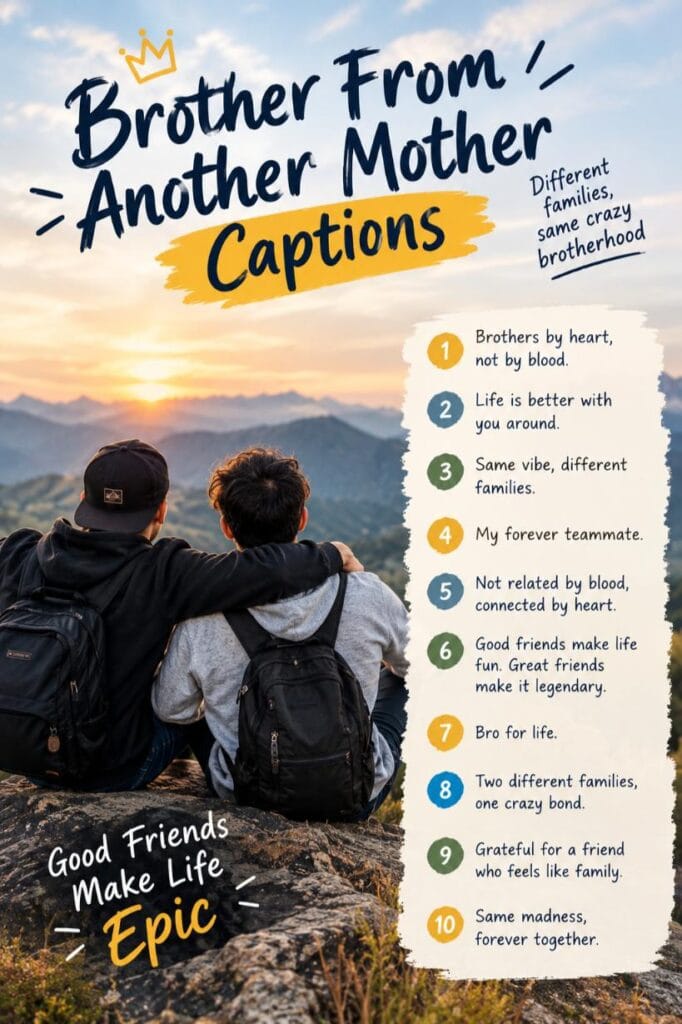 Captions for brother from another mother Captions for brother from another mother