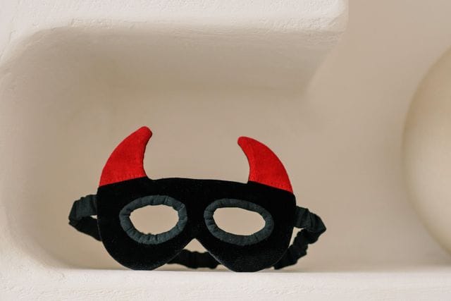 Dark and mysterious devil captions