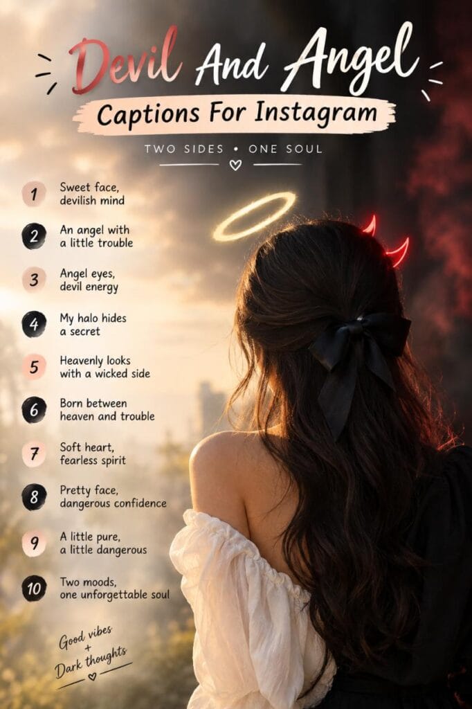 Devil angle captions