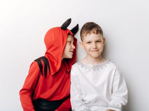 Devil and angel captions for instagram
