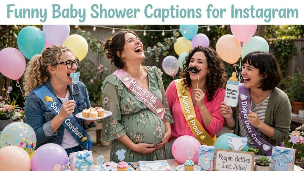 Funny baby shower captions for instagram Funny baby shower captions for instagram