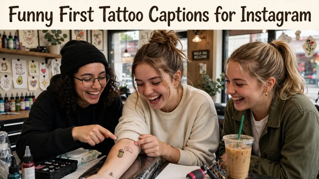Funny first tattoo captions for instagram 2 Funny first tattoo captions for instagram (2)