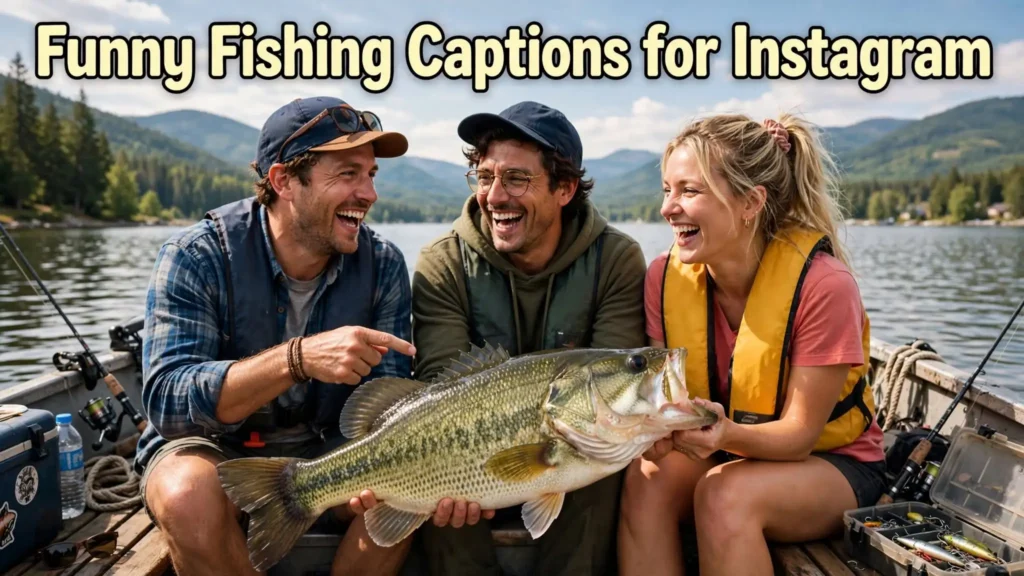 Funny fishing captions for instagram