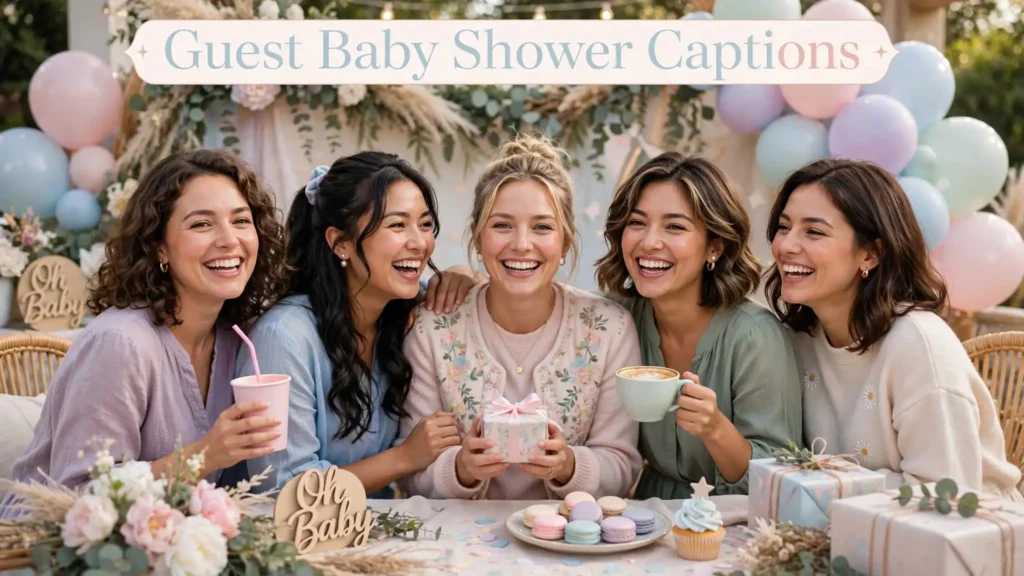 Guest baby shower captions Guest baby shower captions