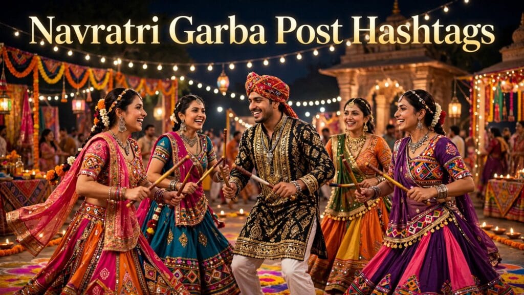 Navratri garba post hashtags Navratri garba post hashtags