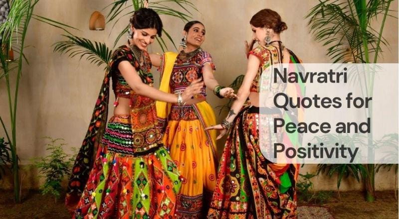 Navratri quotes for peace and positivity Navratri quotes for peace and positivity