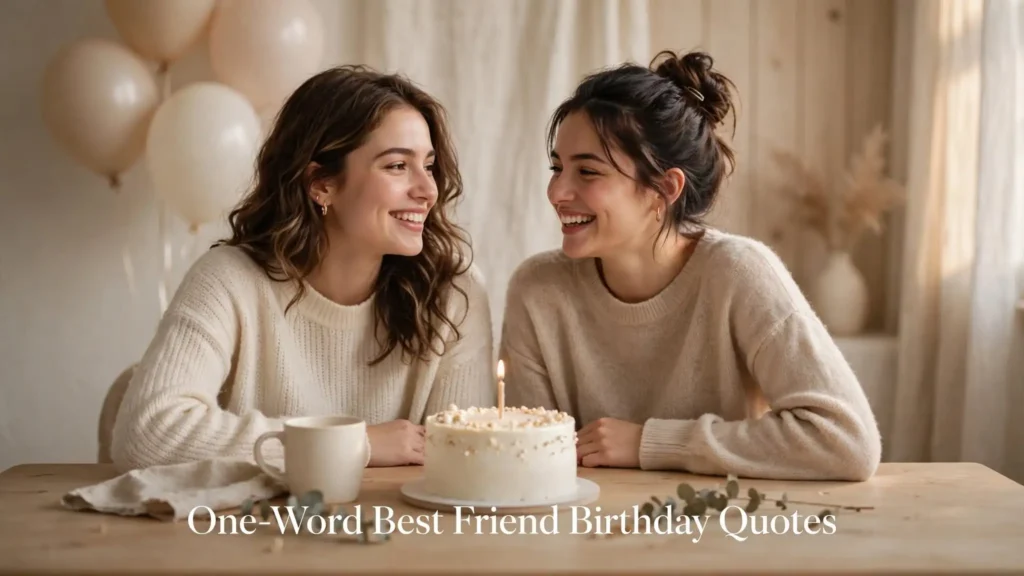 One word best friend birthday quotes One word best friend birthday quotes
