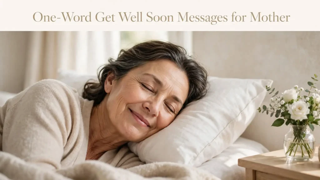One word get well soon messages for mother One word get well soon messages for mother