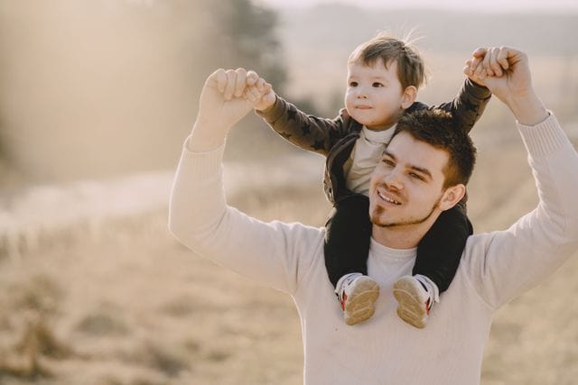 Short captions for father son pictures