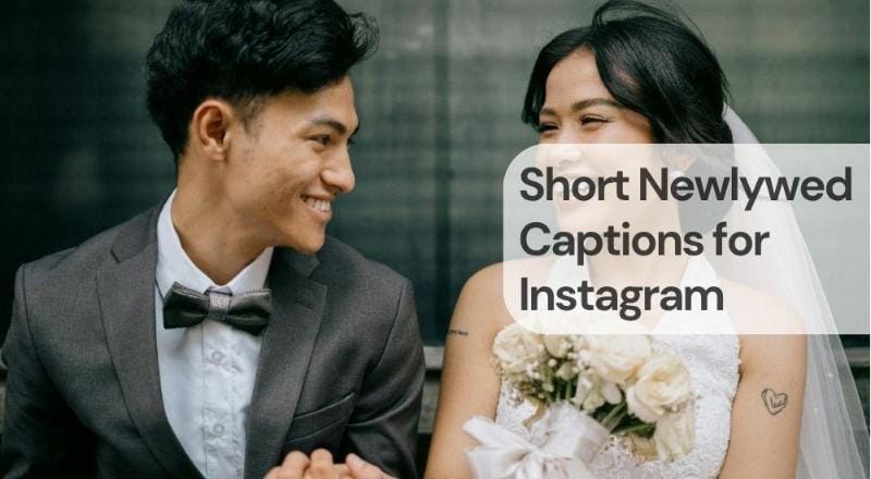 Short newlywed captions for instagram Short newlywed captions for instagram