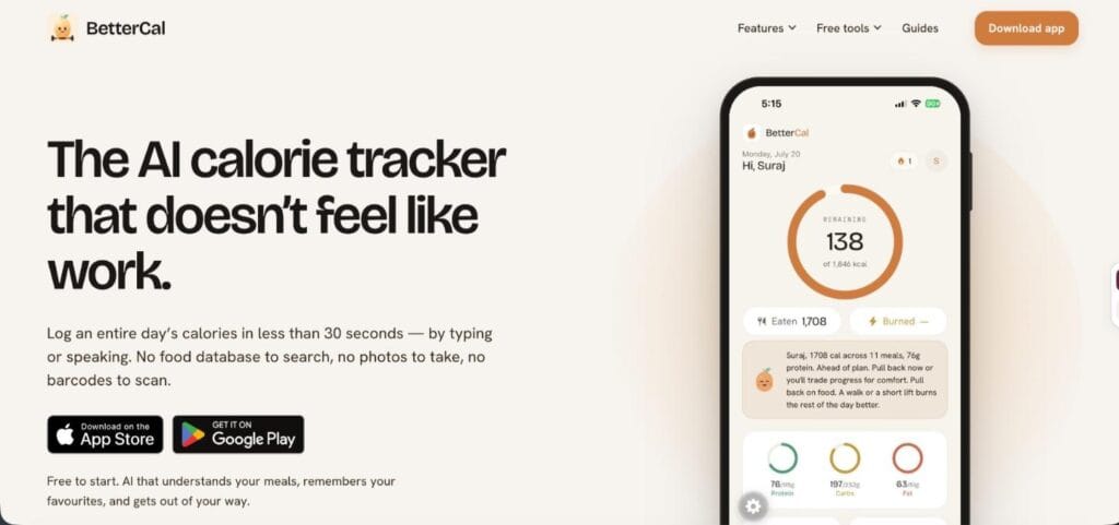 Free ai calorie tracker Free ai calorie tracker