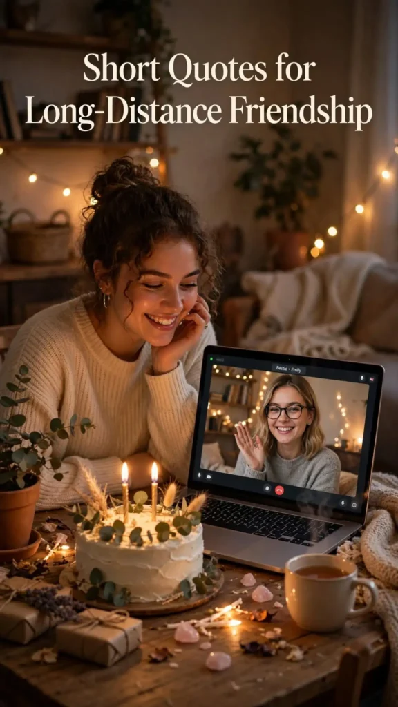 Short quotes for long-distance friendship