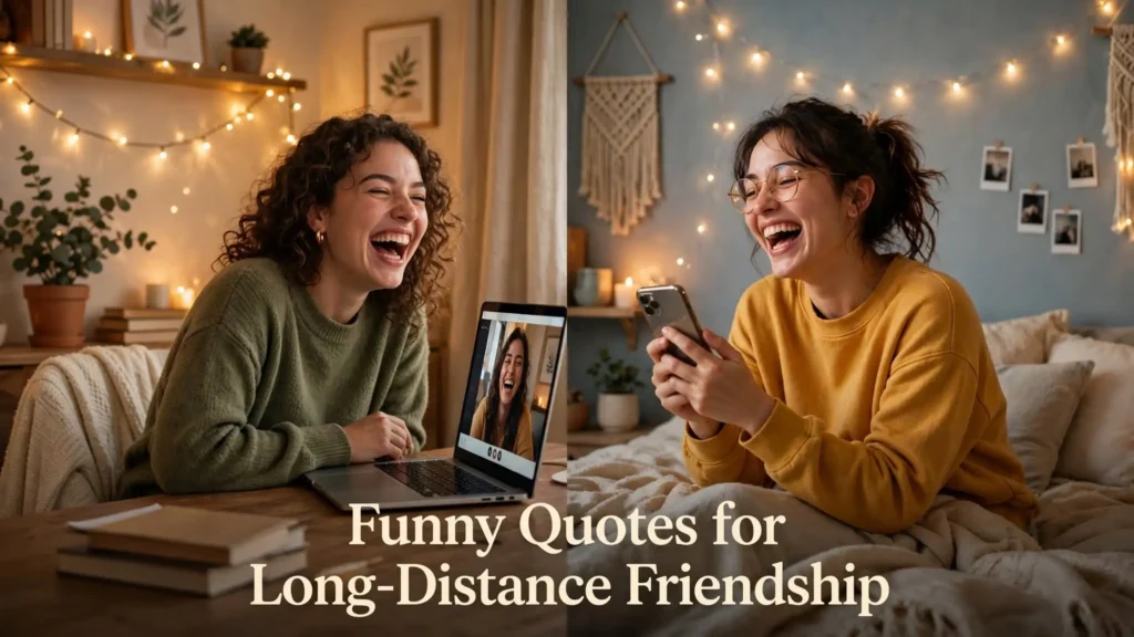 Funny quotes for long-distance friendship