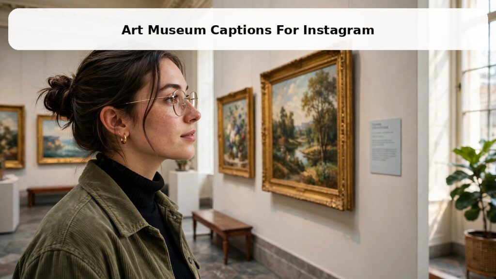 Art museum captions for instagram
