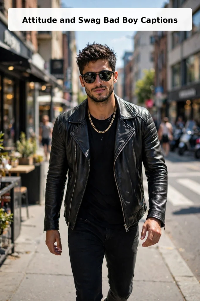 Attitude and swag bad boy captions for instagram