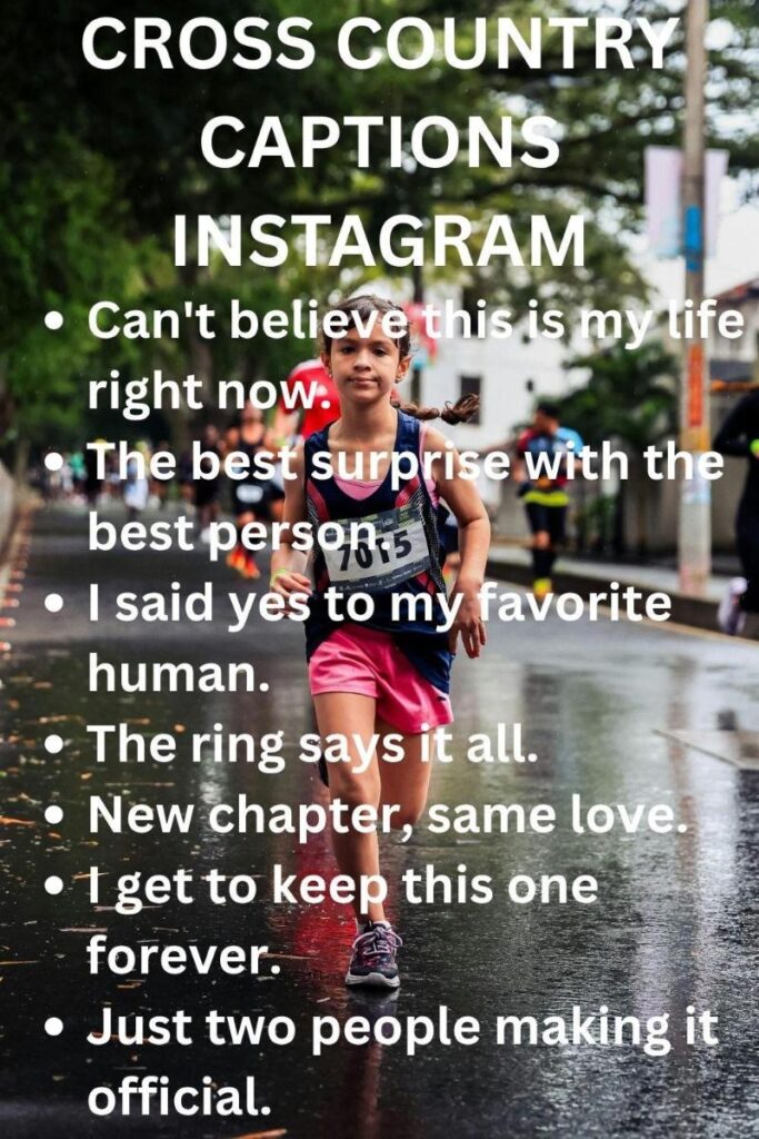 Captions about running