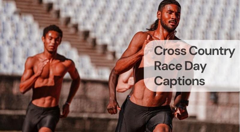 Cross country race day captions