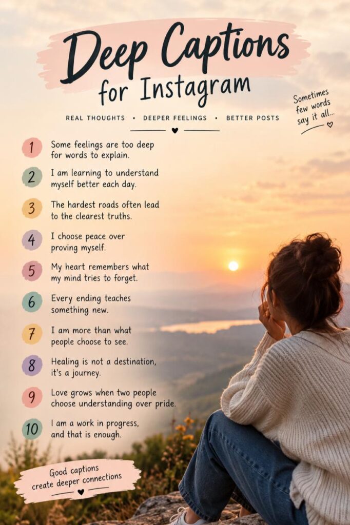 Deep captions for instagram