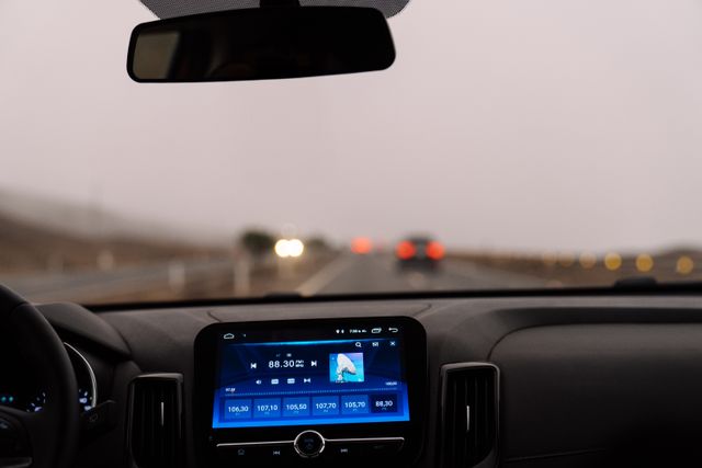 Driving alone and solo road captions