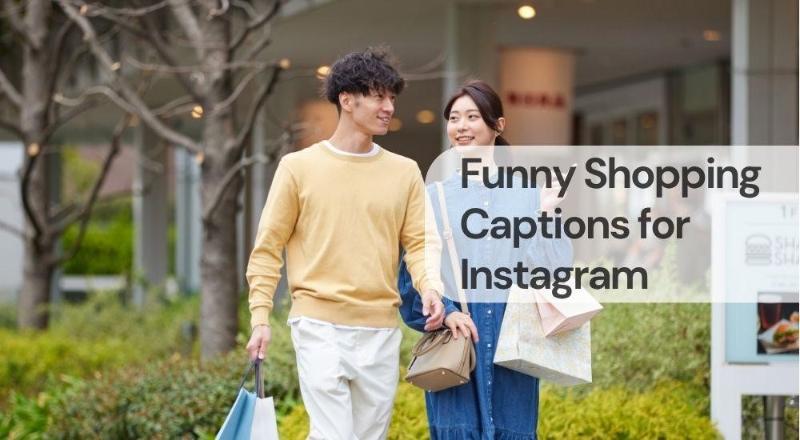 Funny shopping captions for instagram