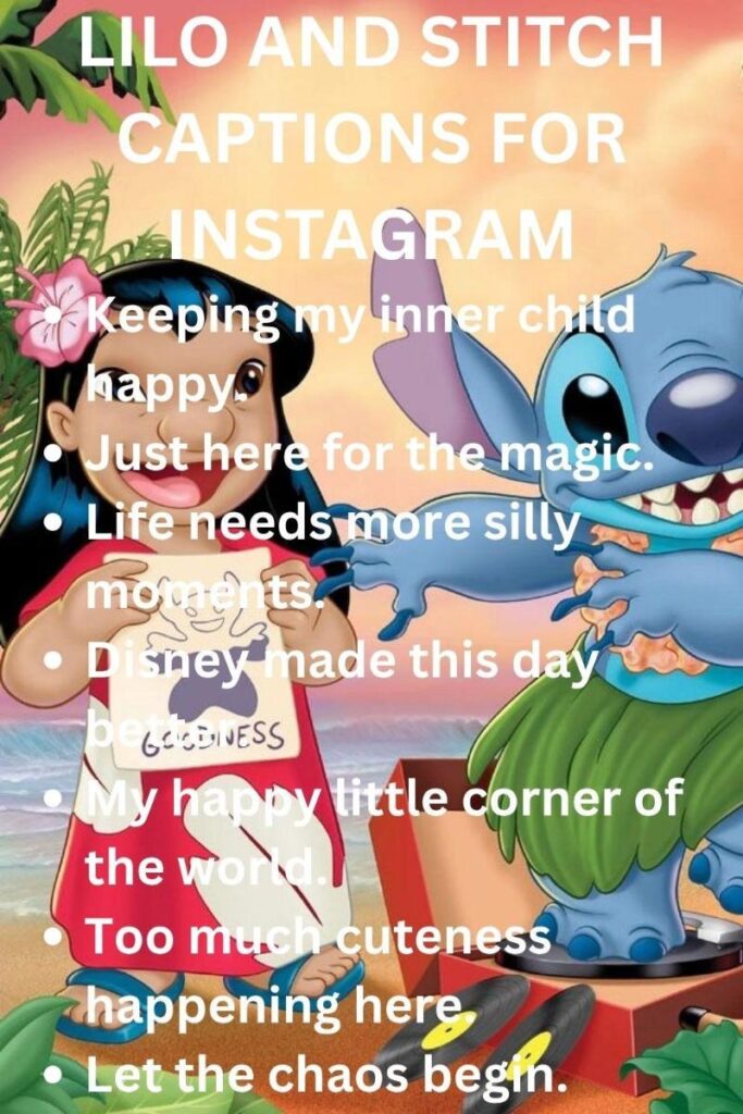 Lilo and stitch captions Lilo and stitch captions