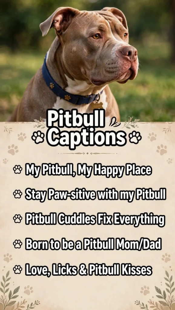 Pit bull captions Pit bull captions