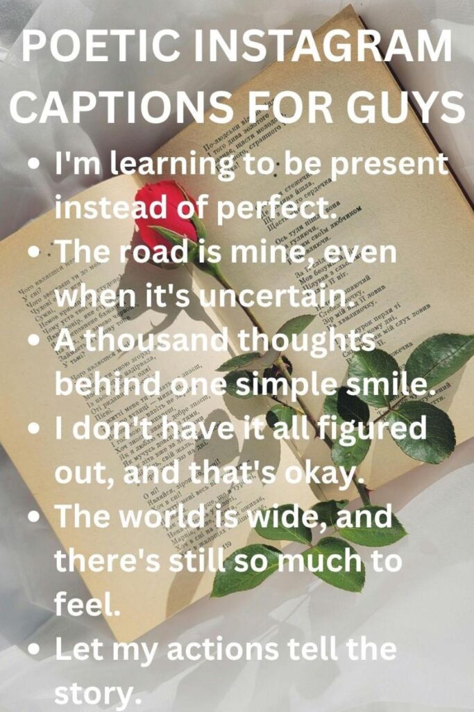 Poetic instagram captions