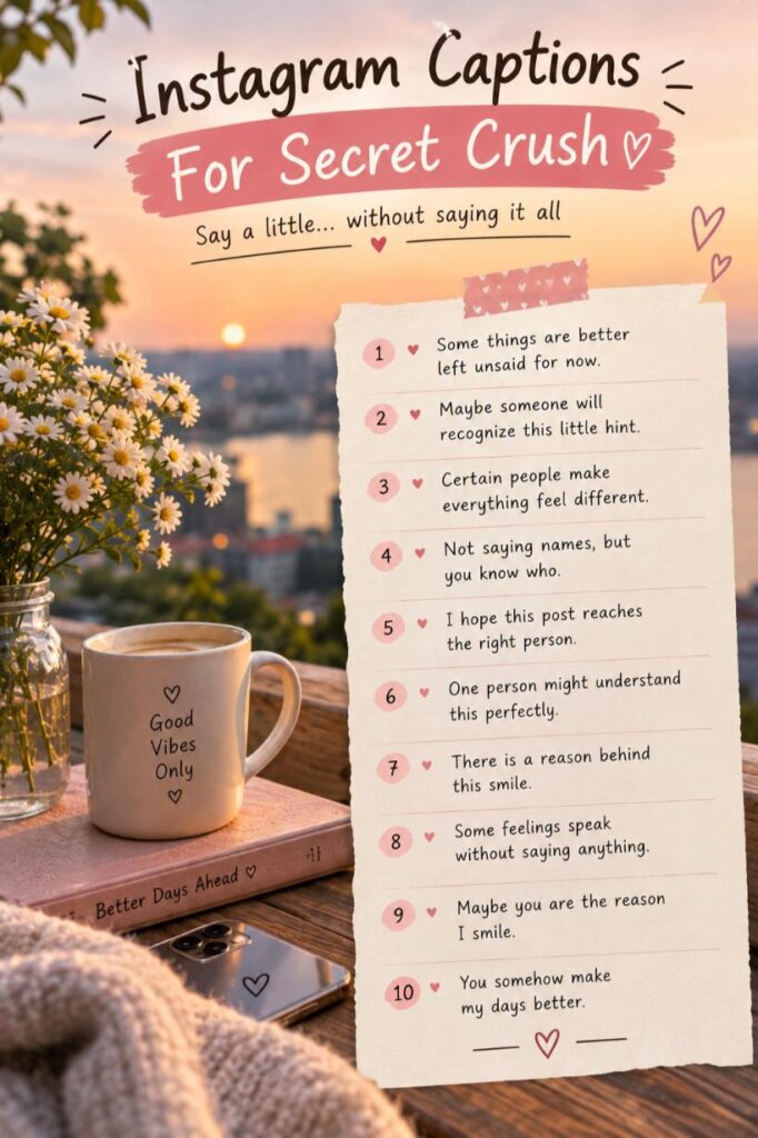 Secret crush captions Secret crush captions