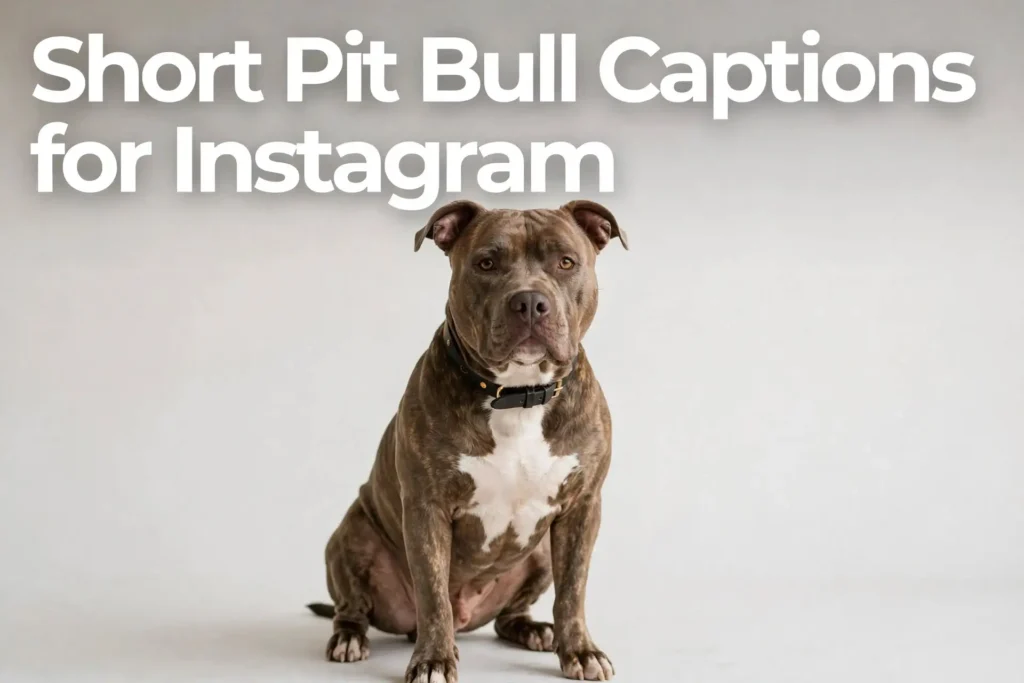 Short pit bull captions for instagram Short pit bull captions for instagram