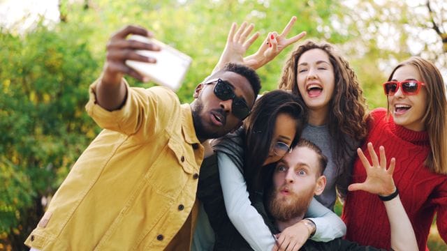 Short and cool group picture captions