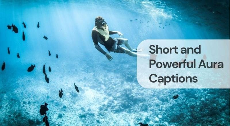 Short and powerful aura captions Short and powerful aura captions