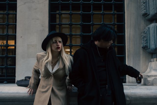 Short and powerful gangster couple captions