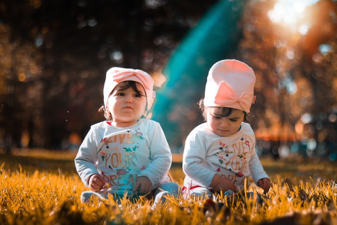 Twin sisters captions