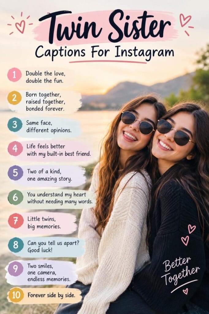 Twin sisters captions 1 Twin sisters captions