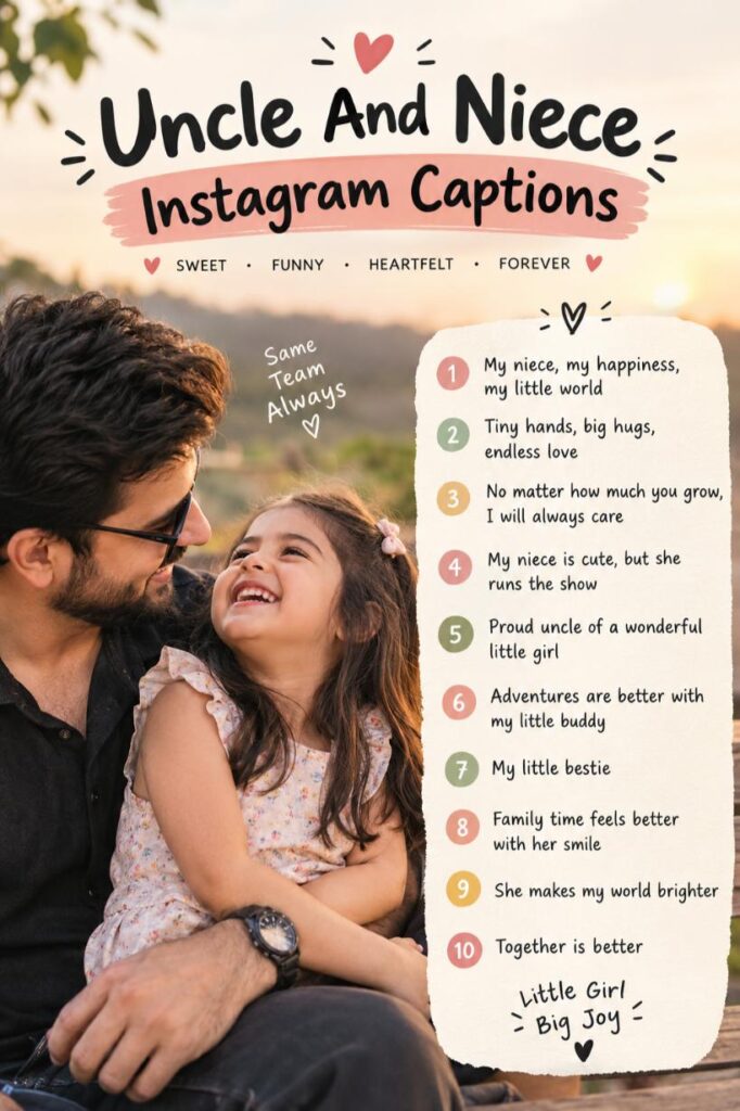 Uncle and niece instagram captions Uncle and niece instagram captions